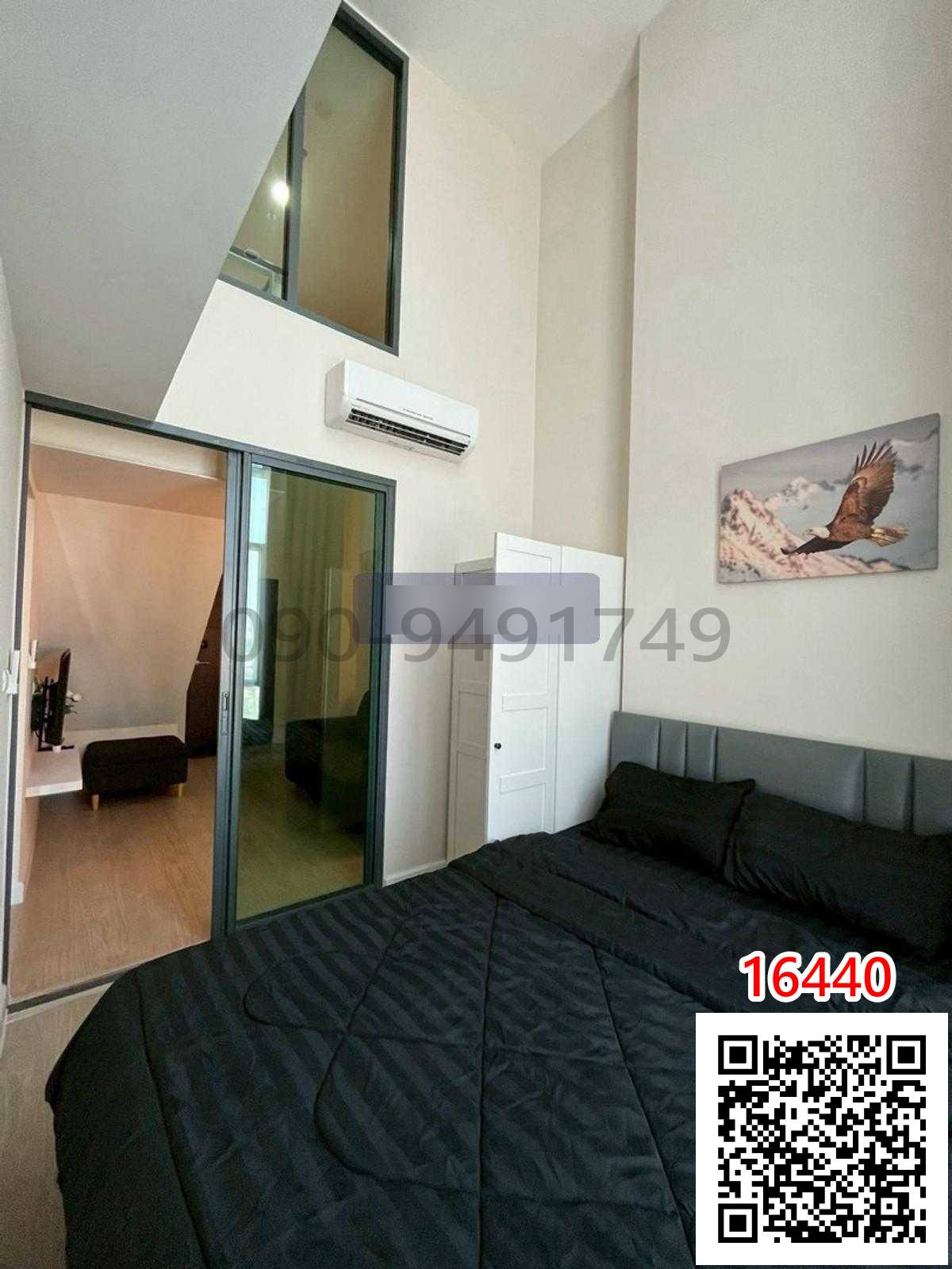 For RentCondoBang Sue, Wong Sawang, Tao Pun : Condo for rent Metro Sky Prachachuen (Metro Sky Prachachuen) 2 bedrooms, 15th floor, Building A.