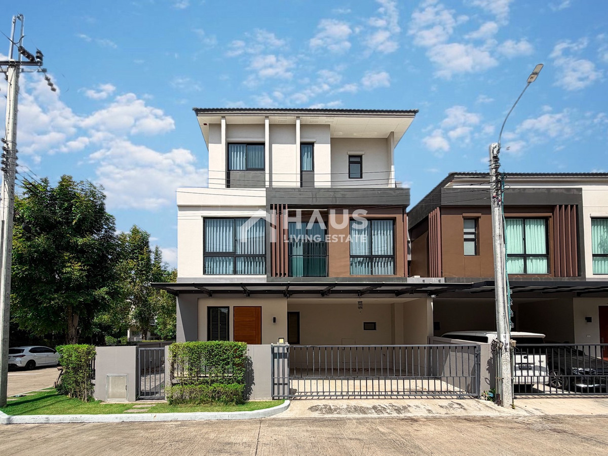 For SaleHouseEakachai, Bang Bon : Cheapest in the project, corner unit, full built-ins, ready to move in 🔥 Single house for sale Ninya Kanlapaphruek 🔥 Ninya Kanlapaphruek / 4 bedrooms #HKAL050