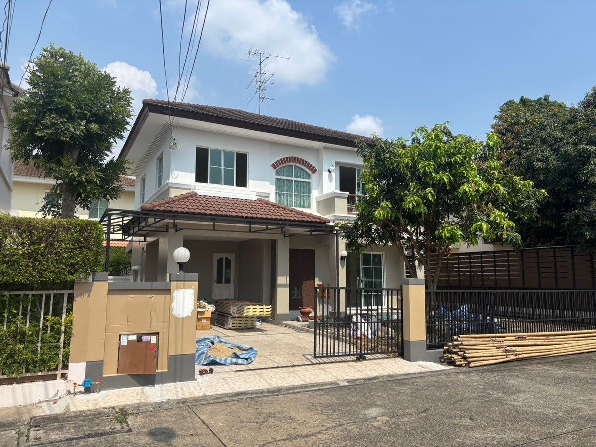 ให้เช่าบ้านนนทบุรี บางใหญ่ บางบัวทอง : บ้านเดี่ยว รีโนเวทใหม่ทั้งหลัง ใกล้โรงพยาบาลบางบัวทอง จดทะเบียนบริษัทได้