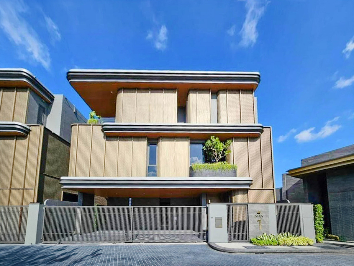 ให้เช่าบ้านพระราม 9 เพชรบุรีตัดใหม่ RCA : บ้านเดี่ยวหรู 3 ชั้น โครงการบูก้าน พระราม 9–เหม่งจ๋าย | 4 ห้องนอน พื้นที่ใช้สอย 522 ตร.ม.