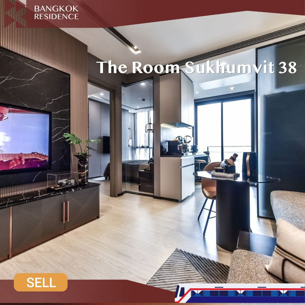 ขายคอนโดสุขุมวิท อโศก ทองหล่อ : ⚡ Fast Deal! High-Quality Condo ใจกลางทองหล่อ The Room Sukhumvit 38  ใกล้ Bts ทองหล่อ