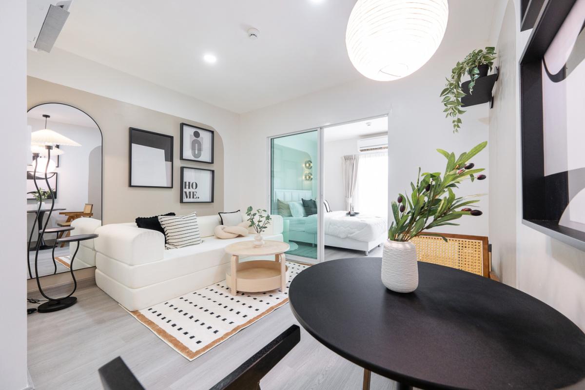 For SaleCondoThaphra, Talat Phlu, Wutthakat : 🔥For Sale 🌟Newly Renovated 🧳Move-In Ready 🏢Metro Park Sathorn 31.63 sq.m.