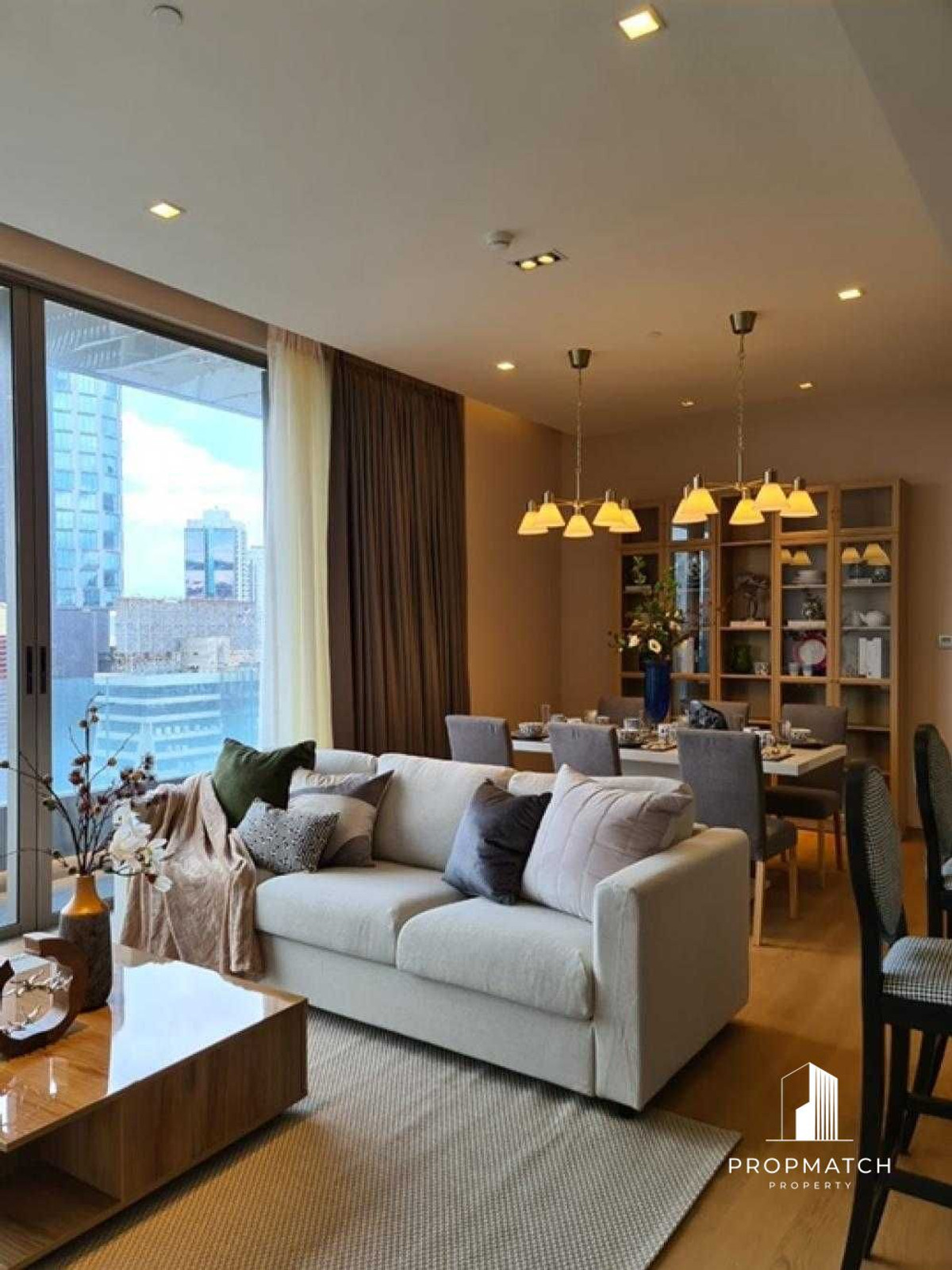 ให้เช่าคอนโดสีลม ศาลาแดง บางรัก : ✨Flash Deal ✨Saladaeng One (2Bed 2Bath 113.23SQM.) พร้อมอยู่ ! เพียง 140,000 บาทต่อเดือน Tel.0981315848 @propmatch