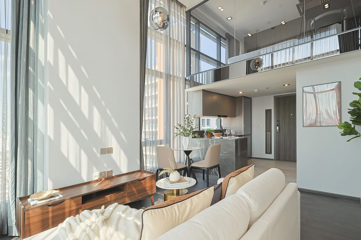 ขายคอนโดราชเทวี พญาไท : CONNER Ratchathewi / Duplex 1 Bedroom (FOR SALE), คอนเนอร์ ราชเทวี / ดูเพล็กซ์ 1 ห้องนอน (ขาย) BL006