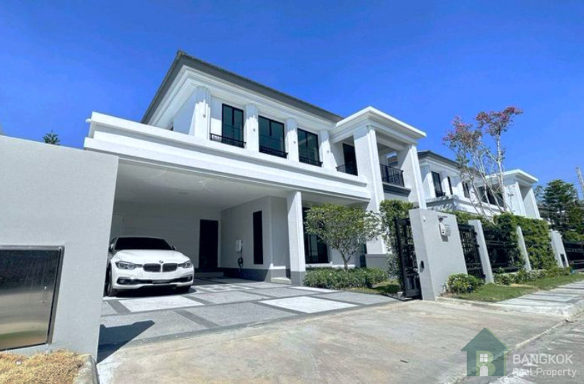 For RentHouseSeri Thai, Ramkhamhaeng Nida : Setthasiri Serithai | Brand New Detached 4 Bed 4 Bath House