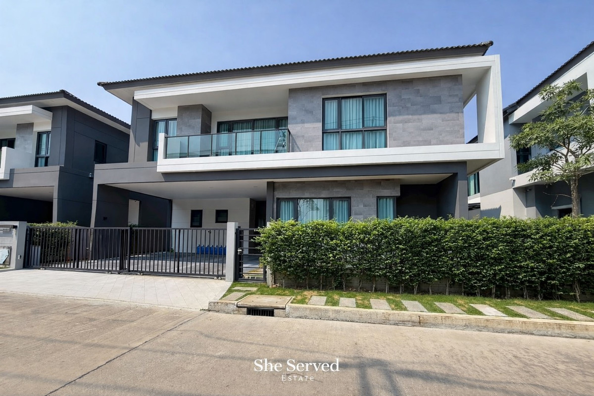 For RentHouseBangna, Bearing, Lasalle : ◈ The City Bangna ◈ Luxurious detached house with 315 sq.m. of living space, designed for