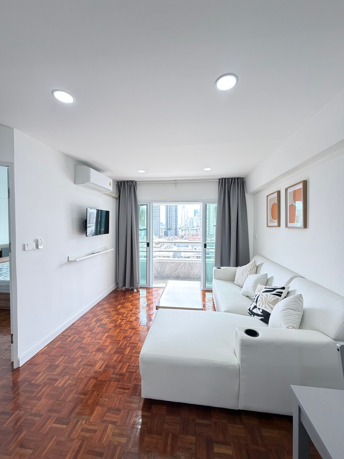 ให้เช่าคอนโดสุขุมวิท อโศก ทองหล่อ : condo for rent at Thonglo tower size 50sqm.2bed 1bath on 14th floor, fully furnished 