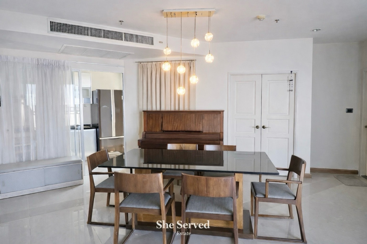 For RentCondoRama9, Petchburi, RCA : ◈ Supalai Wellington 1 ◈ High-floor unit with superb city view, offering spacious 136 sq.m.