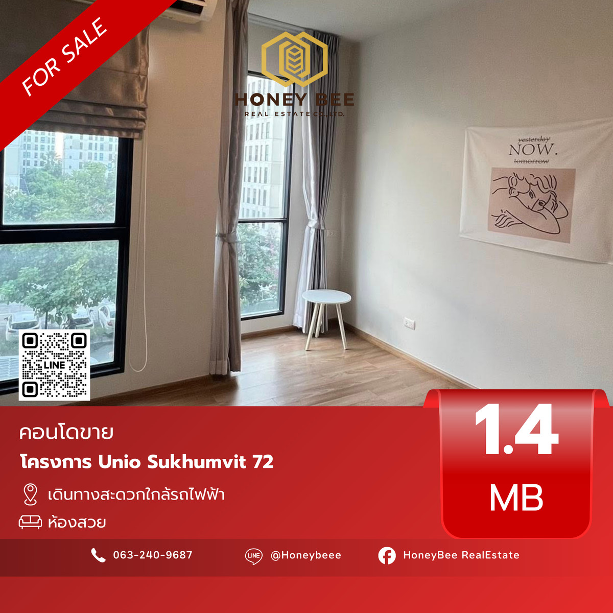 For SaleCondoBangna, Bearing, Lasalle : 📣 [For Sale] Urgent sale!! Condo Unio Sukhumvit 72