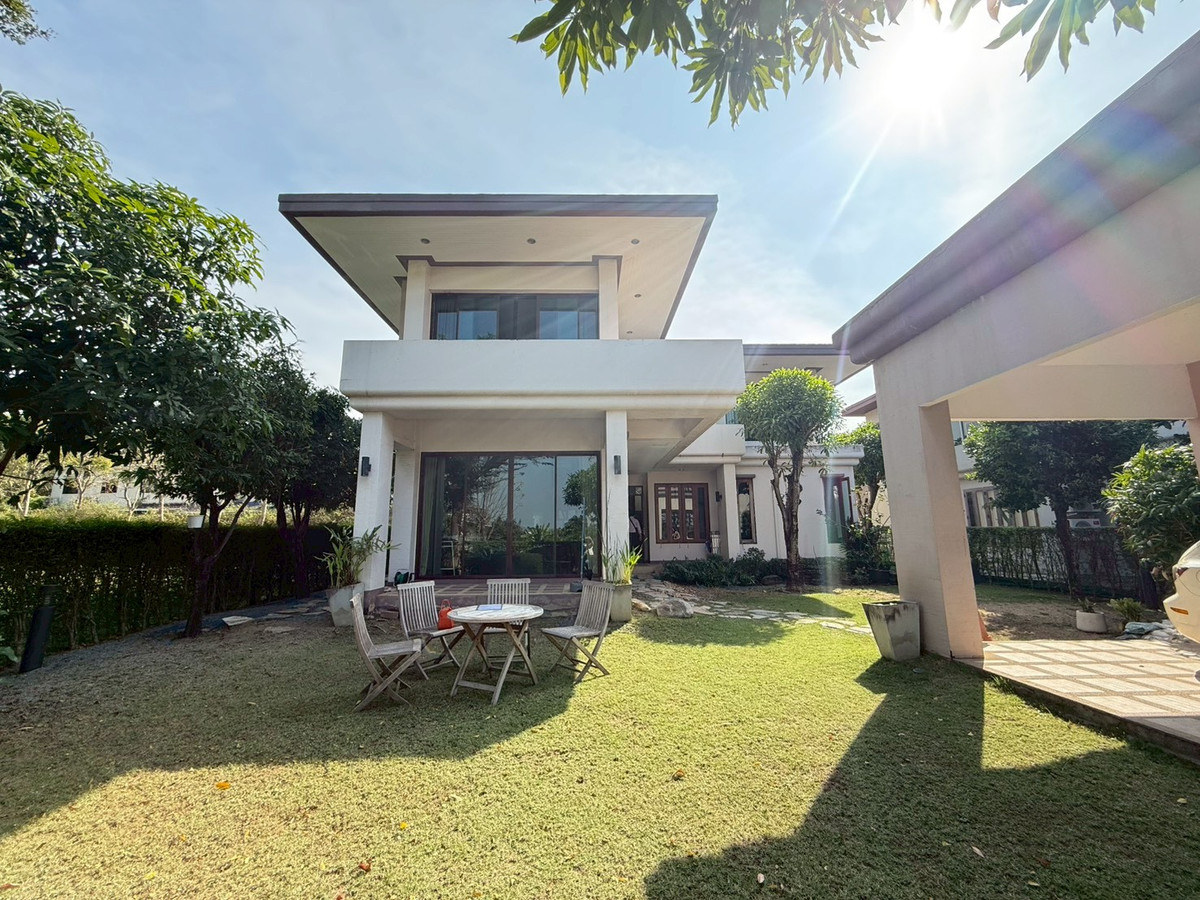 ขายบ้านสมุทรปราการ สำโรง : ขายบ้านหรู prime nature villa หัวมุม บางนา สมุทรปราการ