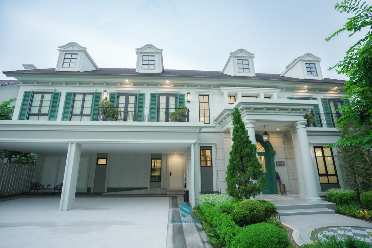 ขายบ้านพัฒนาการ ศรีนครินทร์ : (คฤหาสน์+สระ137ล้าน)แต่งครบ บนที่ดิน239ตรว.  ณริณสิริ กรุงเทพกรีฑา 