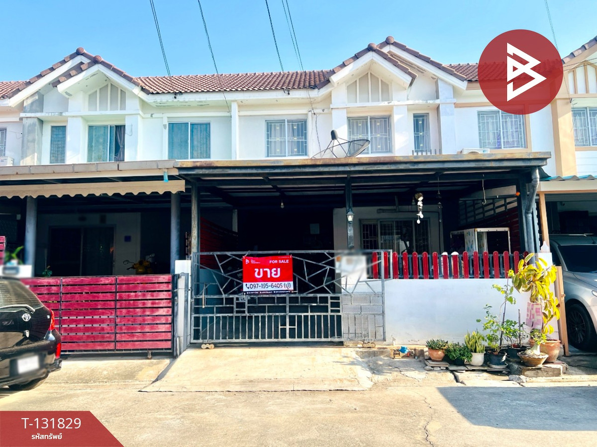 For SaleTownhomeSamut Prakan,Samrong : Townhouse for sale Pruksa Village 56 Suksawat-Wongwaen Phra Samut Chedi, Samut Prakan