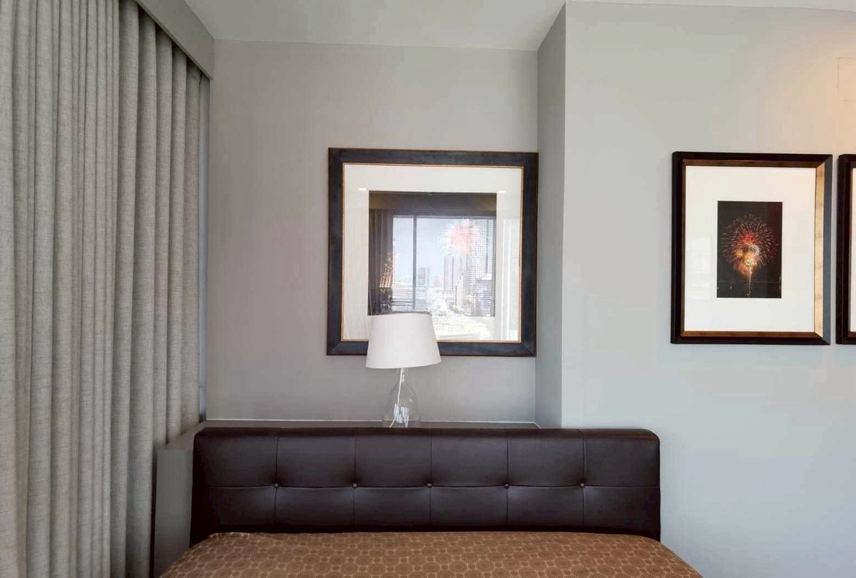 For RentCondoSilom, Saladaeng, Bangrak : ✨ Fully Furnished Luxury Unit at M Silom – Ready to Move In ✨ Full built-in furniture with complete electrical appliances🐱Pet-friendly 🐶