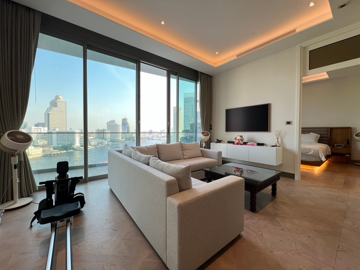 For RentCondoWongwianyai, Charoennakor : for rent The Residences At Mandarin Oriental // 2bed 2.5bath // 128 sq.m