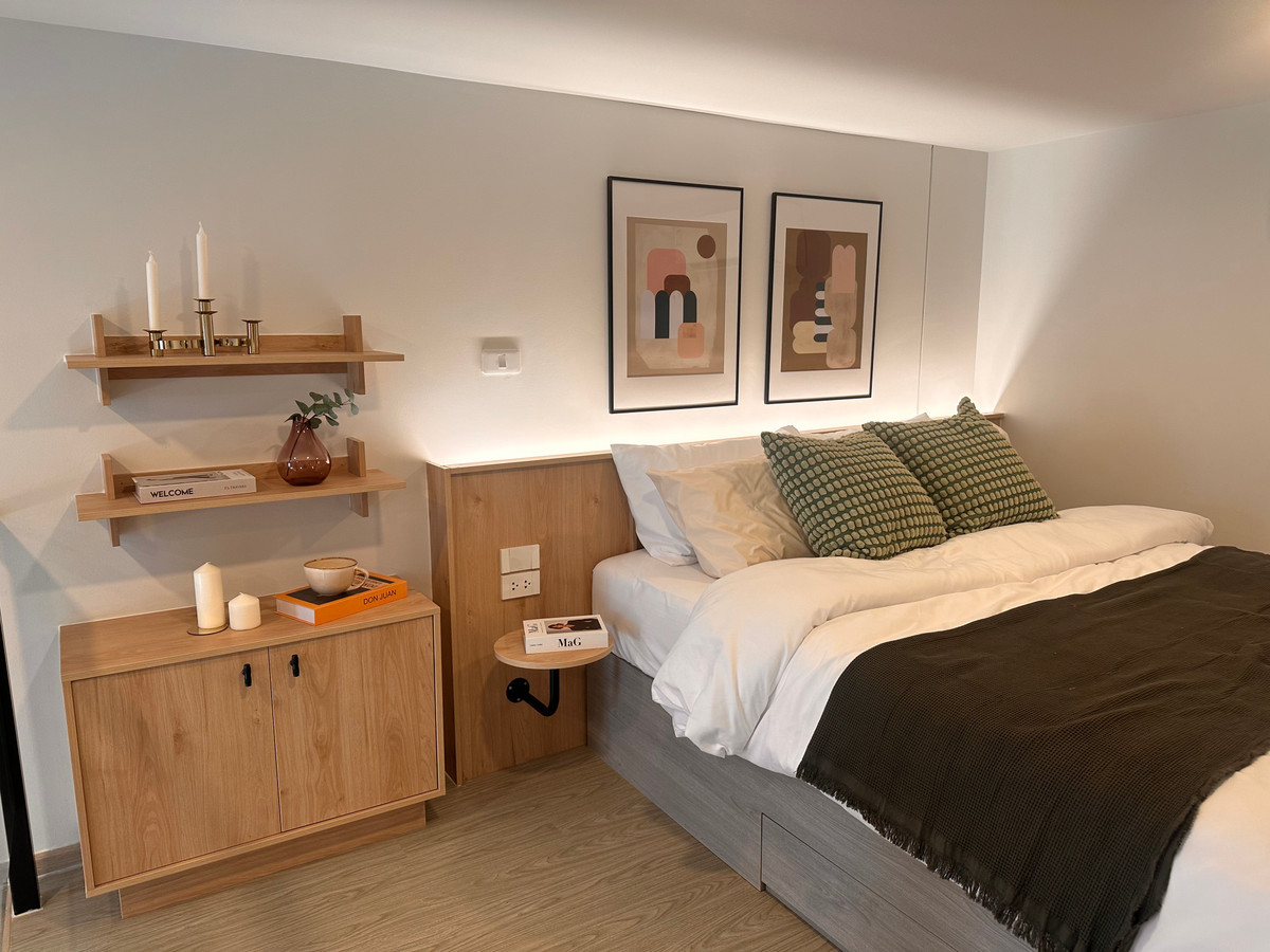 ขายคอนโดเสรีไทย-นิด้า : 💖 Big Sale ลดเยอะ 🔥 Origin Plug & Play Ramkhamhaeng Triple Station ✨ 48 sq.m.