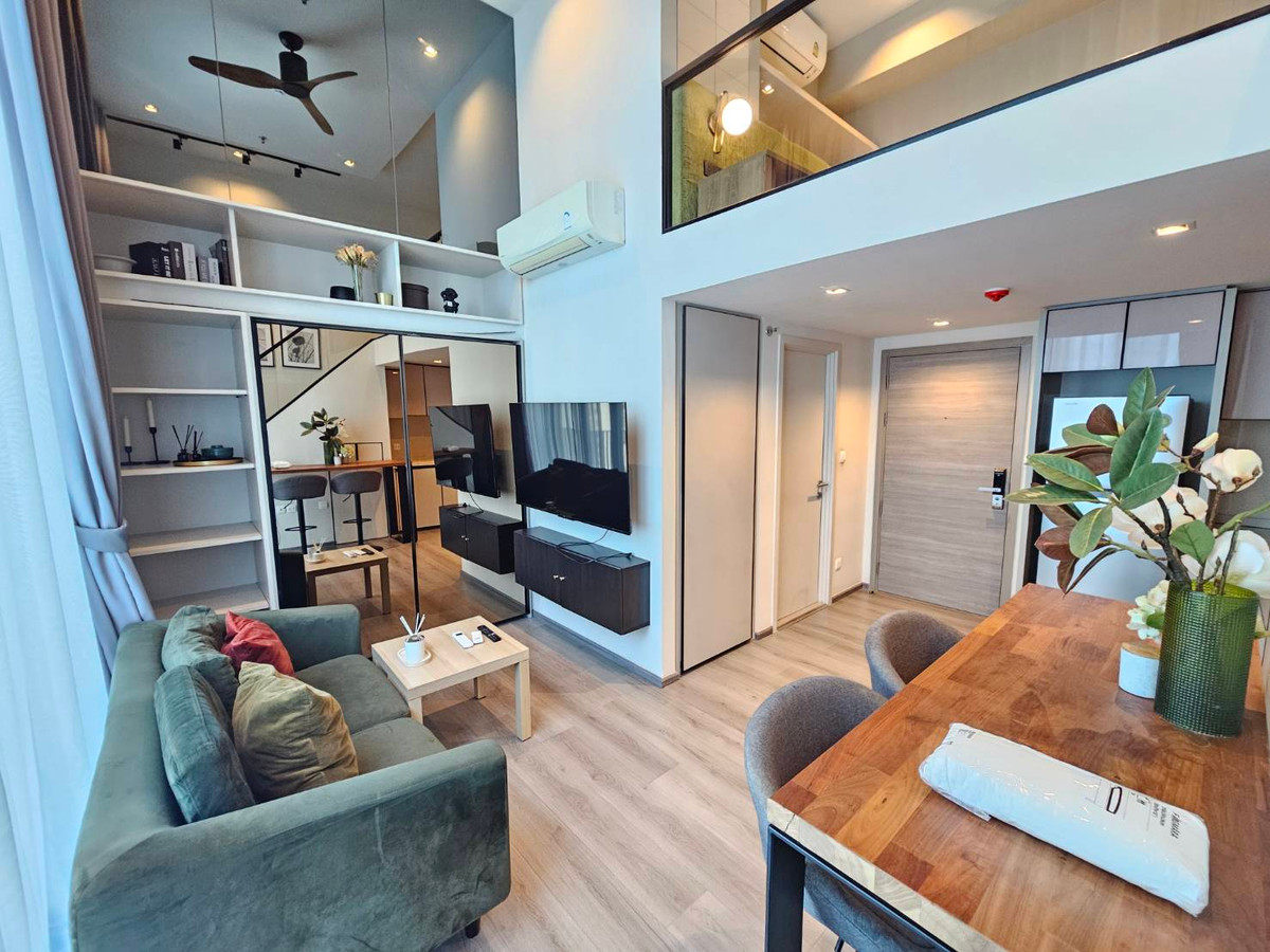 ให้เช่าคอนโดสะพานควาย จตุจักร : 🏠ให้เช่า เดอะ รีเซิร์ฟ พหล ประดิพัทธ์ Duplex Type 1 ห้องนอน 38 ตร.ม. เพียง 25,000 บาท ห้องสวย เฟอร์นิเจอร์ครบ ใกล้ BTSสะพา ควาย เพียง 500 เมตร