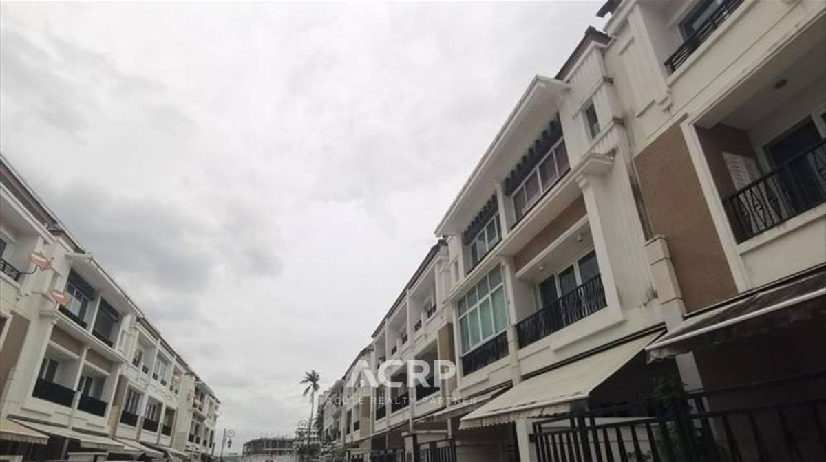 For SaleHouseRama3 (Riverside),Satupadit : 3-Storey Townhome for Sale – Baan Klang Krung Rama 3