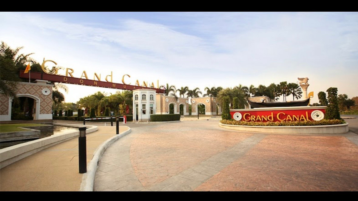 For RentHouseVipawadee, Don Mueang, Lak Si : Single house for rent, Grand Canal Don Mueang project.