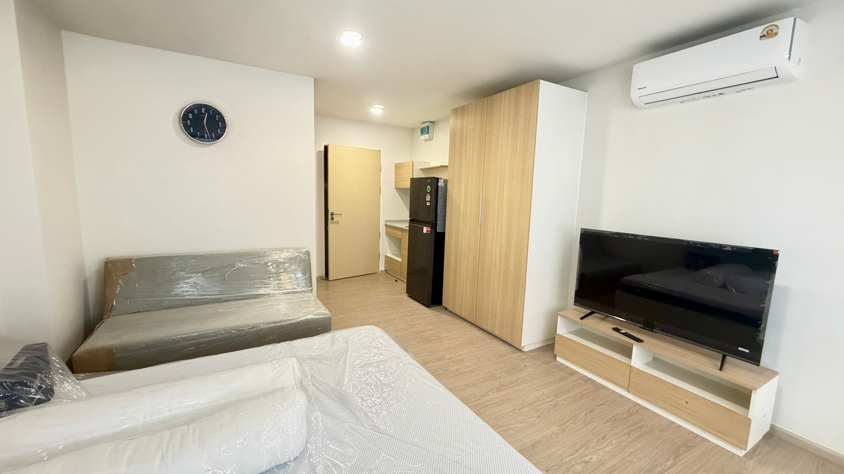 For RentCondoPathum Thani,Rangsit, Thammasat : 1 bedroom, new room, near Future Rangsit!!!