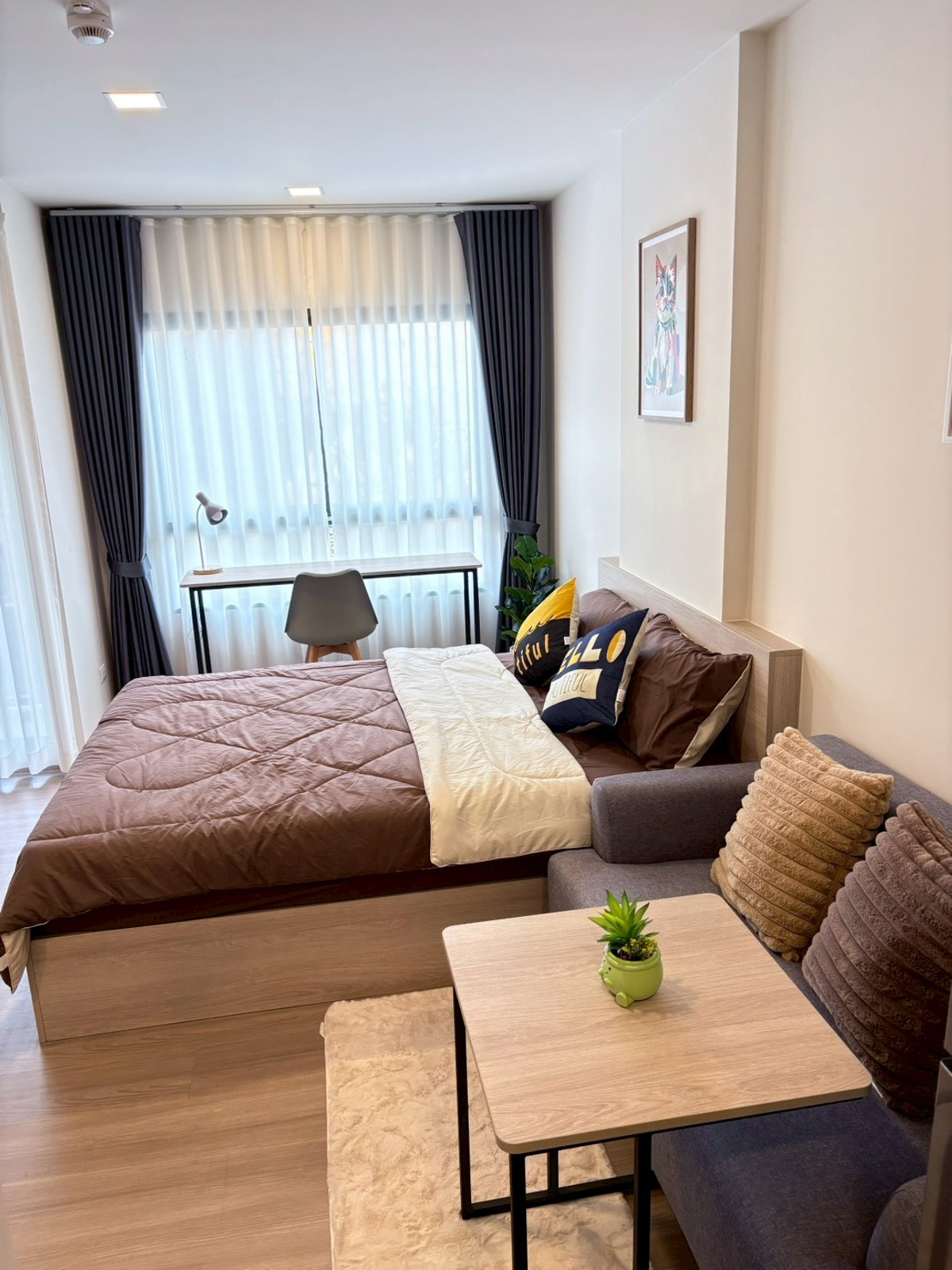 ให้เช่าคอนโดขอนแก่น : ให้เช่า D Condo Campus Khon Kaen ดีคอนโด กังสดาล 24ตรม.