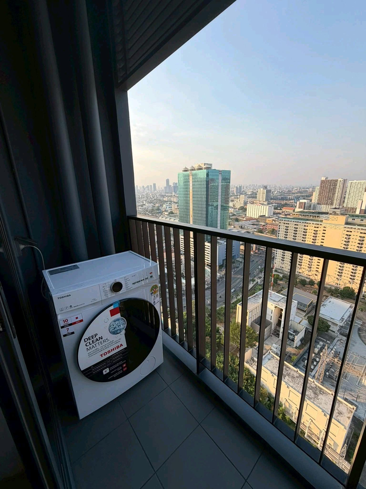 For RentCondoRama9, Petchburi, RCA : 🎀New room, first hand, unpacked | There is a washing machine, fully furnished, complete electrical appliances, for rent, near BTS, ARL.