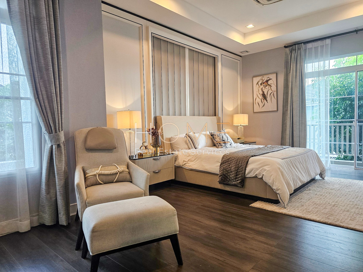 ให้เช่าบ้านวิภาวดี ดอนเมือง หลักสี่ : บ้านหรูสไตล์ Tuscany ✨ บ้านเดี่ยว นันทวัน รามอินทรา - พหลโยธิน 50 / 4 ห้องนอน (เช่า), Nantawan Ramintra - Paholyothin 50 / Detached House 4 Bedrooms (FOR RENT) TAN862