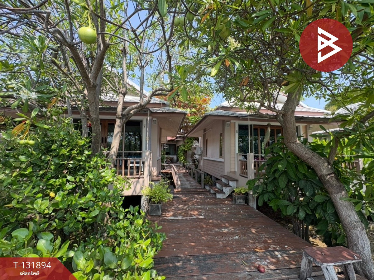 For SaleLandSamut Songkhram : Land for sale with buildings, area 1 rai 3 ngan 6 sq m, Ban Prok, Samut Songkhram.