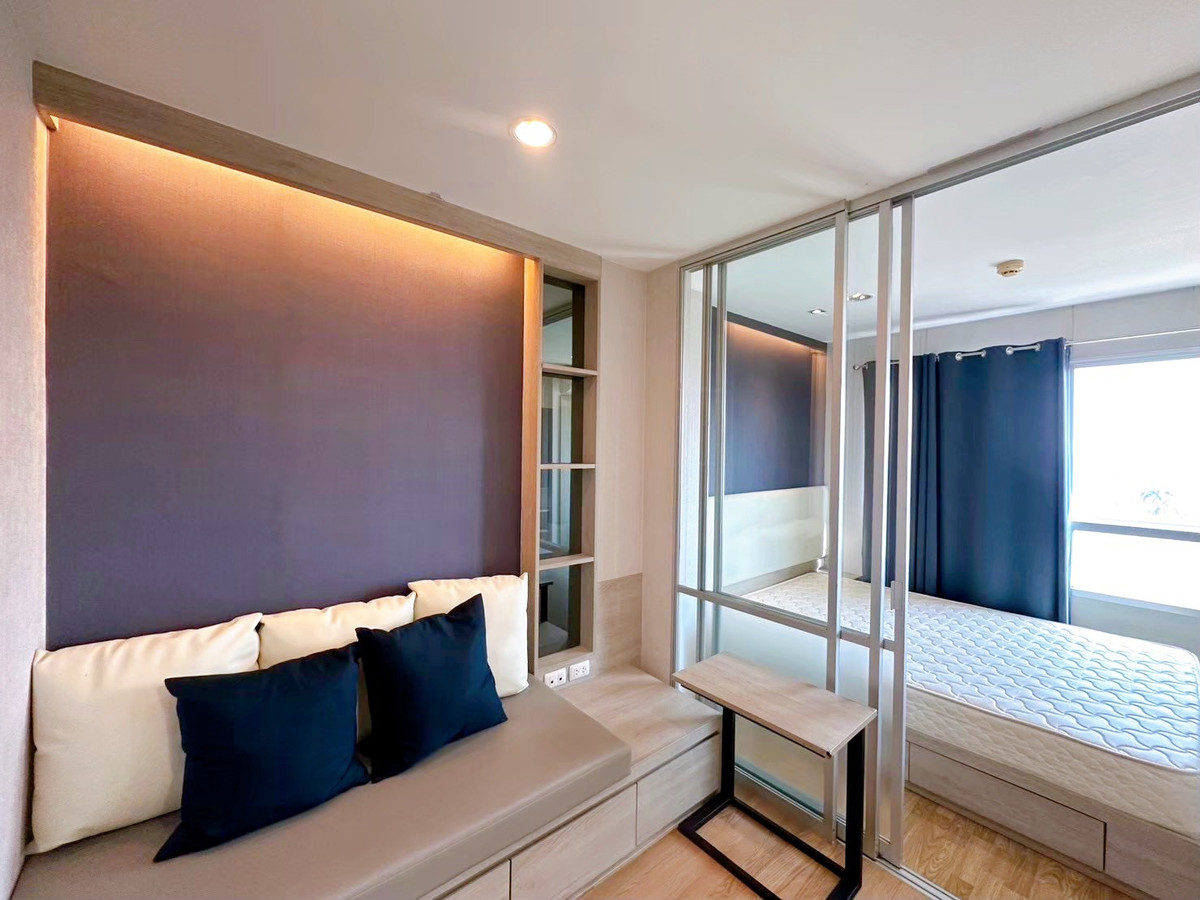 ให้เช่าคอนโดพัฒนาการ ศรีนครินทร์ : เช่าถูก ลุมพินี อ่อนนุช-พัฒนาการ ซอยอ่อนนุช55/1 ห้องสวย Build in พร้อมอยู่ เครื่อใช้ไฟฟ้าครบ 