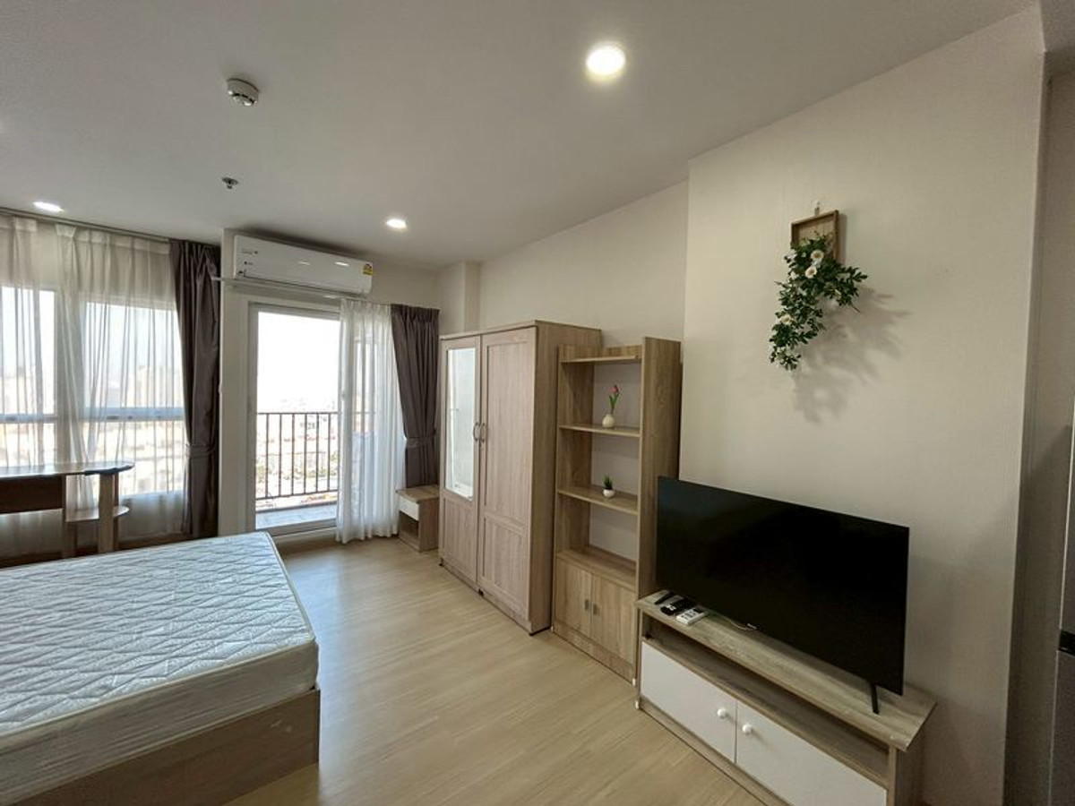For RentCondoRamkhamhaeng, Hua Mak : PFD-07919 For rent Supalai Veranda Ramkhamhaeng, next to the main road, Studio 28 sq m., high floor 32