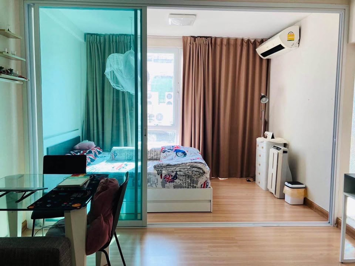 ขายคอนโดพระราม 9 เพชรบุรีตัดใหม่ RCA : ขายห้อง 34 ตรม. ทำเลดีใกล้ MRT คอนโด garden asoke - rama 9 (S5323)