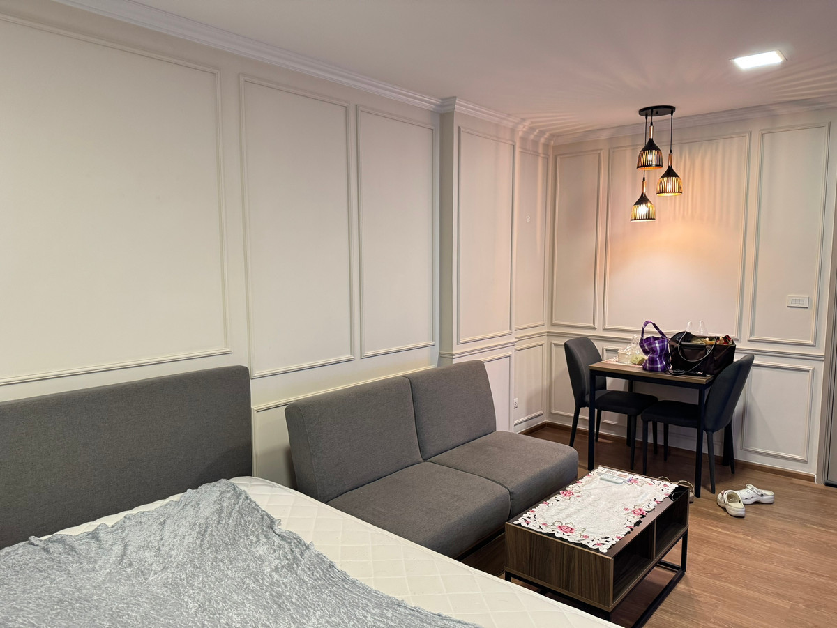 ให้เช่าคอนโดปิ่นเกล้า จรัญสนิทวงศ์ : ห้เช่าคอนโด ดีคอนโด ธาร จรัญฯ #ใกล้ศิริราช #ใกล้รถไฟฟ้า ขนาด 1 นอน ชั้น 8 **วิวสวน  #ห้องแต่งสวยพร้อมอยู่ #พร้อมเครื่องซักผ้า และ เครื่องกรองน้ำ 