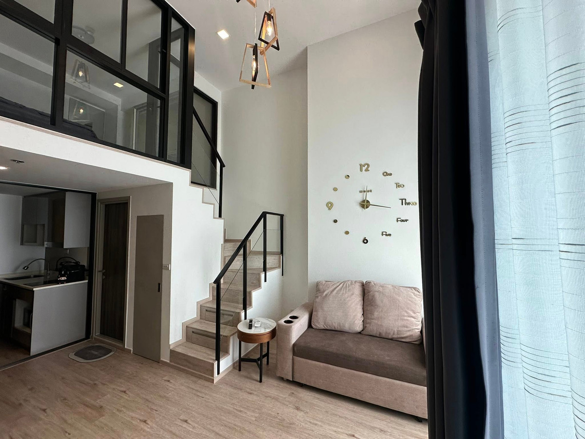 ให้เช่าคอนโดพัฒนาการ ศรีนครินทร์ : ✨ ห้อง Loft เพดานสูง 4.4 ม. The Rich พระราม 9–ศรีนครินทร์ ติด MRT