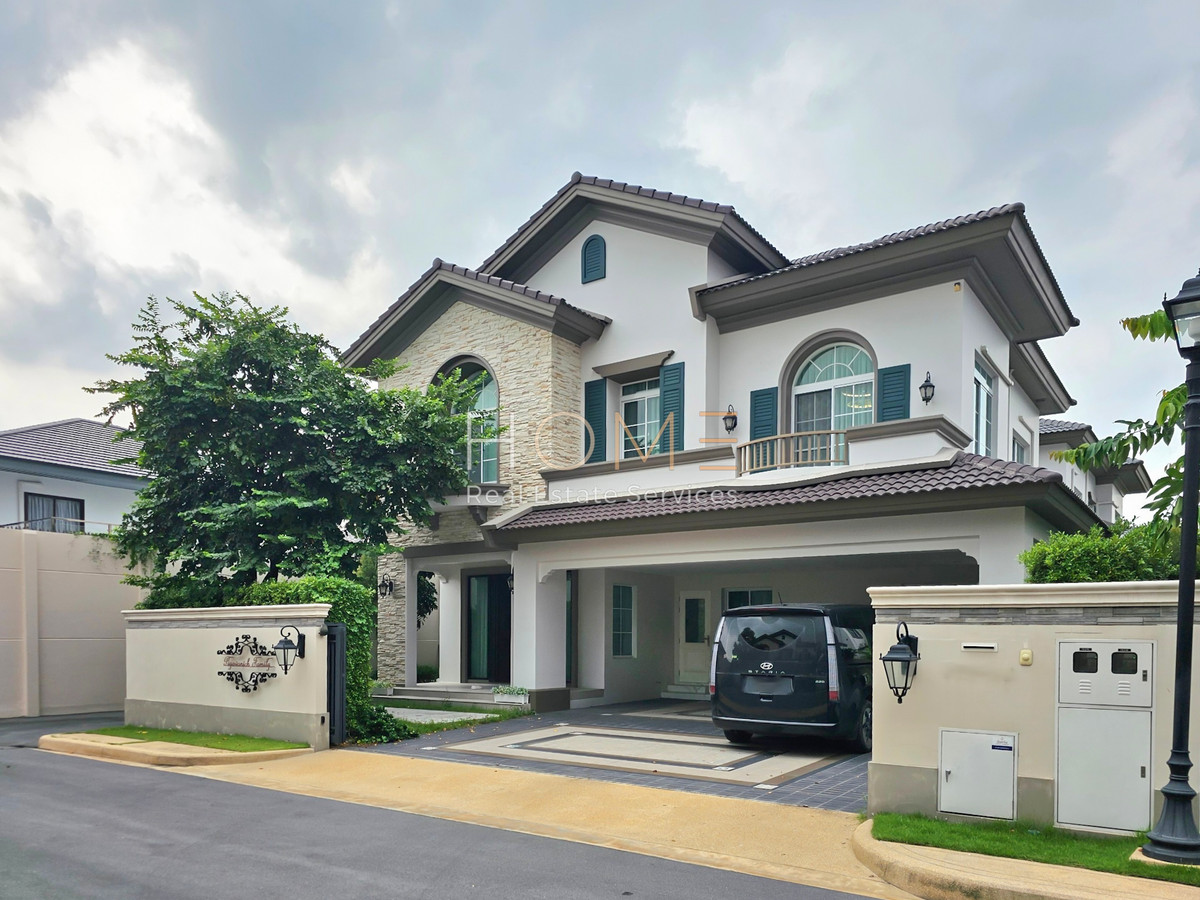 For RentHouseVipawadee, Don Mueang, Lak Si : Luxury house in Tuscany style ✨ Single house Nantawan Ramintra - Paholyothin 50 / 4 bedrooms (for rent), Nantawan Ramintra - Paholyothin 50 / Detached House 4 Bedrooms (FOR RENT) TAN862