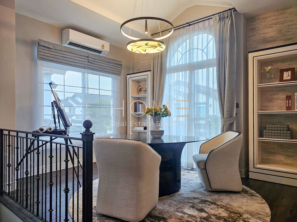 ให้เช่าบ้านวิภาวดี ดอนเมือง หลักสี่ : บ้านหรูสไตล์ Tuscany ✨ บ้านเดี่ยว นันทวัน รามอินทรา - พหลโยธิน 50 / 4 ห้องนอน (เช่า), Nantawan Ramintra - Paholyothin 50 / Detached House 4 Bedrooms (FOR RENT) TAN862