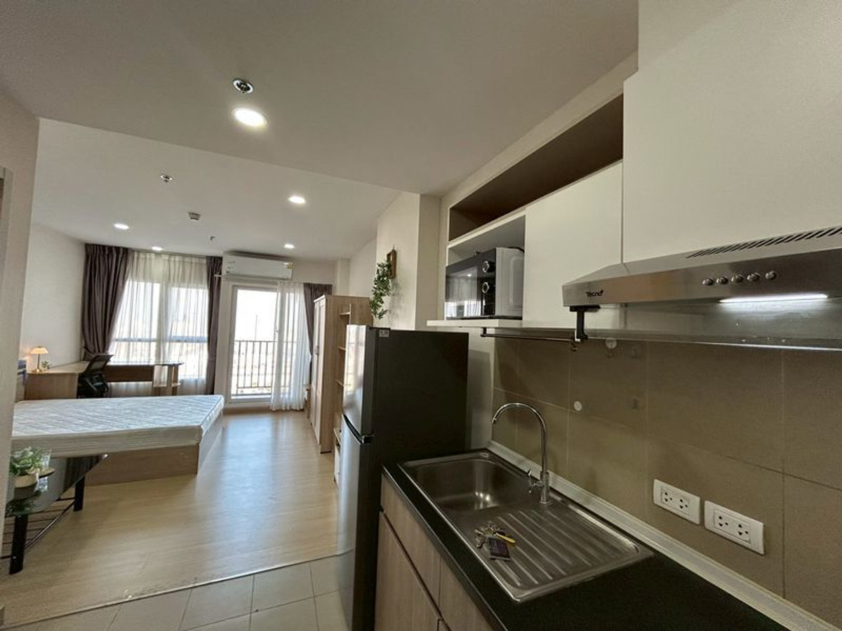 For RentCondoRamkhamhaeng, Hua Mak : PFD-07919 For rent Supalai Veranda Ramkhamhaeng, next to the main road, Studio 28 sq m., high floor 32