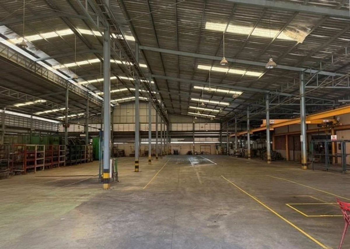 For RentFactorySamut Prakan,Samrong : Industrial factory for rent, 5,200 square meters, has a factory operating license, Factory No. 4 @ Bang Phli Yai, Samut Prakan.