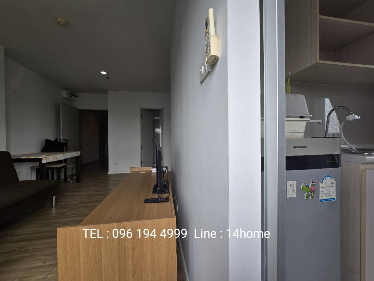 For RentCondoRathburana, Suksawat : For rent, ISSI Condo Suksawat (ISSI SUKSWAT), size 42 sq m., 4th floor, 2 bedrooms, 1 bathroom, BTS view, Suksawat Road side, near Bang Pak Ok Witthayakhom School.  Big C Bang Pakok