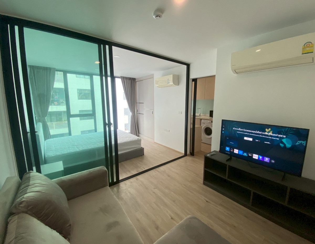 For RentCondoOnnut, Udomsuk : 🔥 For rent Serio Sukhumvit 50 🔥 ✨ Condo in Sukhumvit location. Ready to move in 🏢 8th floor, Building B 📐 Size 29 sq m. | Digital Door Lock (Yale)