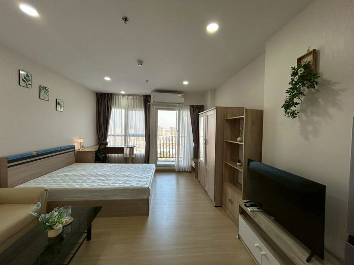 For RentCondoRamkhamhaeng, Hua Mak : PFD-07919 For rent Supalai Veranda Ramkhamhaeng, next to the main road, Studio 28 sq m., high floor 32