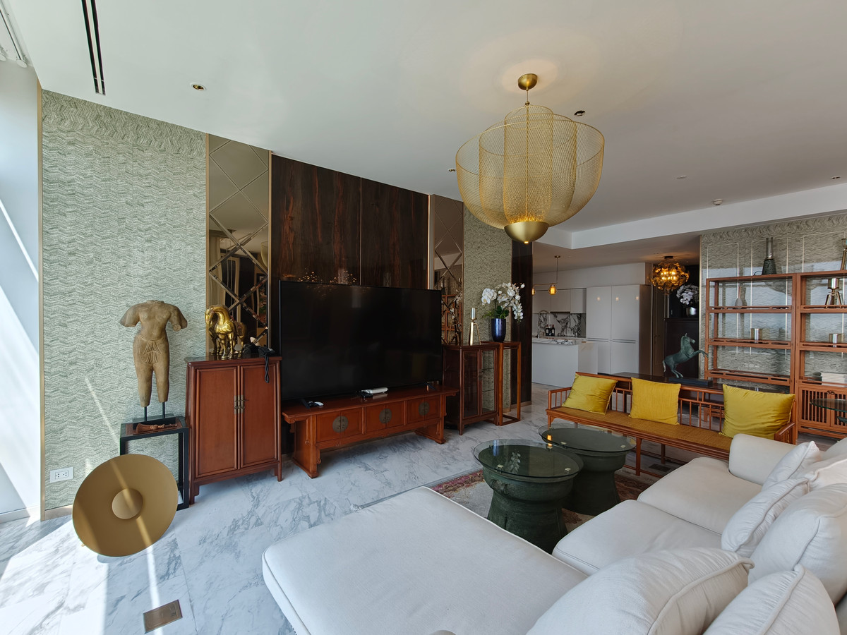 ให้เช่าคอนโดสาทร นราธิวาส : Branded Residence สุดหรูริมน้ำ Four Seasons - ยูนิตสไตล์ Oriental พร้อมวิวแม่น้ำ paranoma