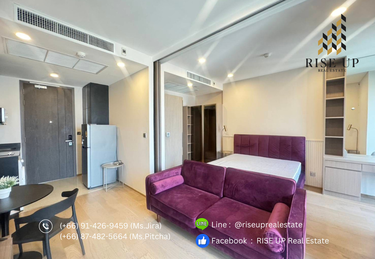 ให้เช่าคอนโดสยาม จุฬา สามย่าน : คอนโดปล่อยเช่า 📣 แอชตัน จุฬา-สีลม คอนโด 1 ห้องนอน, 1 ห้องน้ำ, ขนาด 34.5 ตรม. 🔥27,000 บาท/เดือน🔥