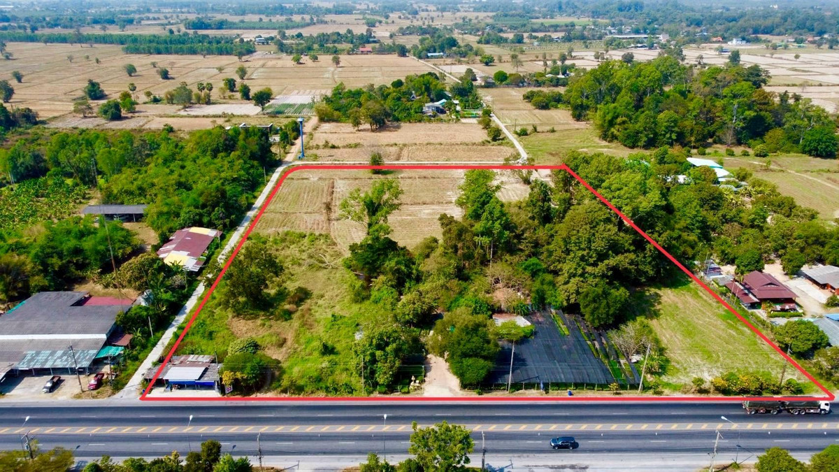 ขายที่ดินนครนายก : ขายที่ดินติดถนนใหญ่ราคาถูก พื้นที่ 16-3-27 ไร่ ถ.บ้านนา-แก่งคอย ต.เขาเพิ่ม อ.บ้านนา จ.นครนายก