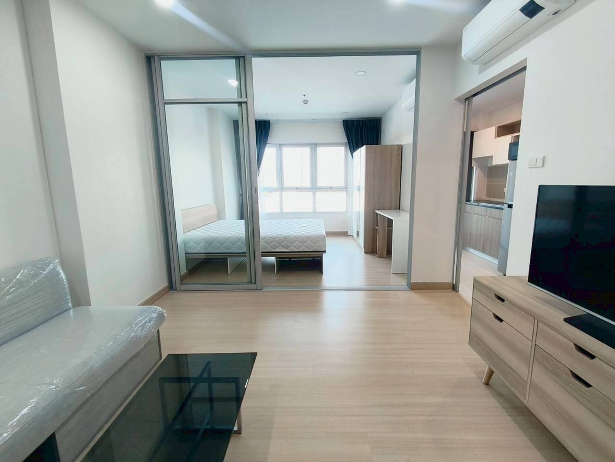 For RentCondoSamut Prakan,Samrong : PFD-07920 For rent Supalai Veranda Sukhumvit 117 near BTS Pu Chao, 1 bedroom, 35 sq m., 8th floor, fully furnished.