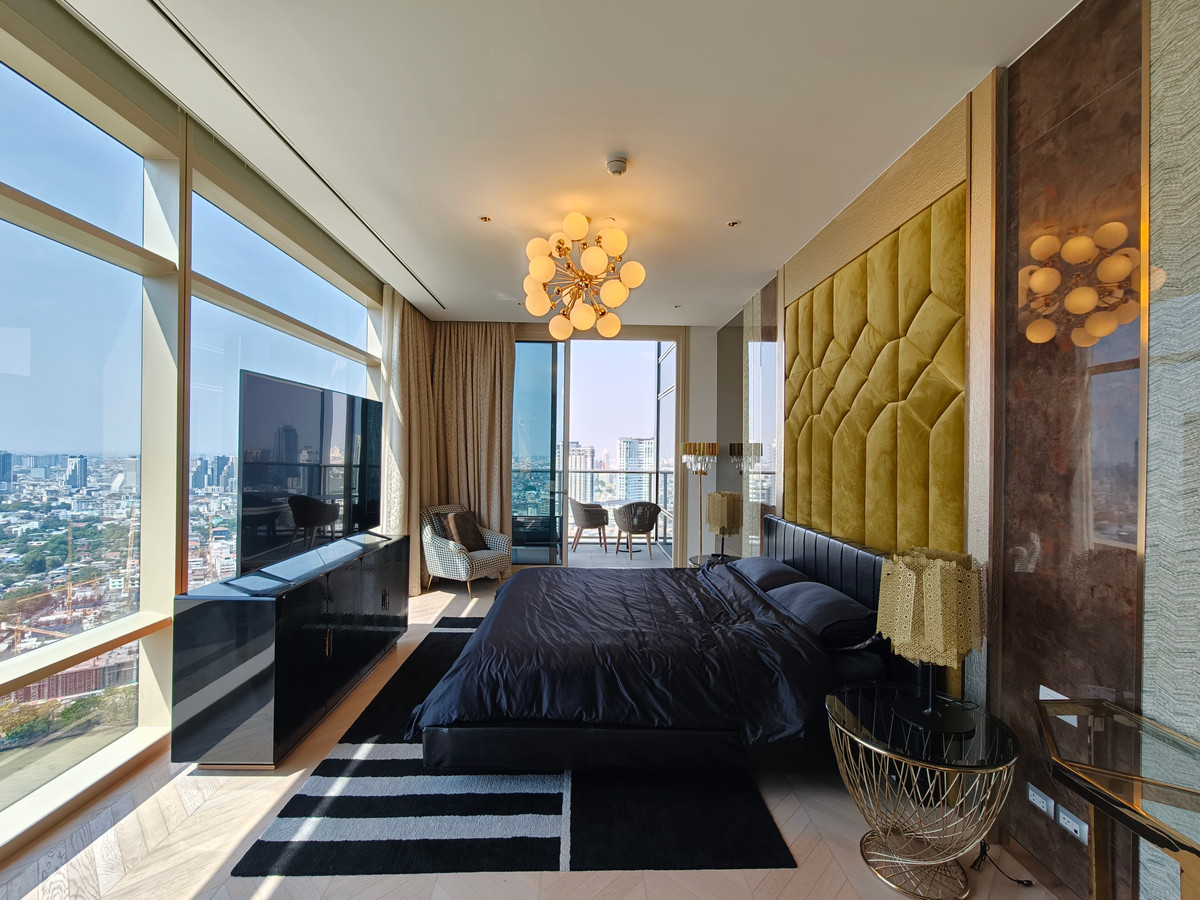 ให้เช่าคอนโดสาทร นราธิวาส : Branded Residence สุดหรูริมน้ำ Four Seasons - ยูนิตสไตล์ Oriental พร้อมวิวแม่น้ำ paranoma