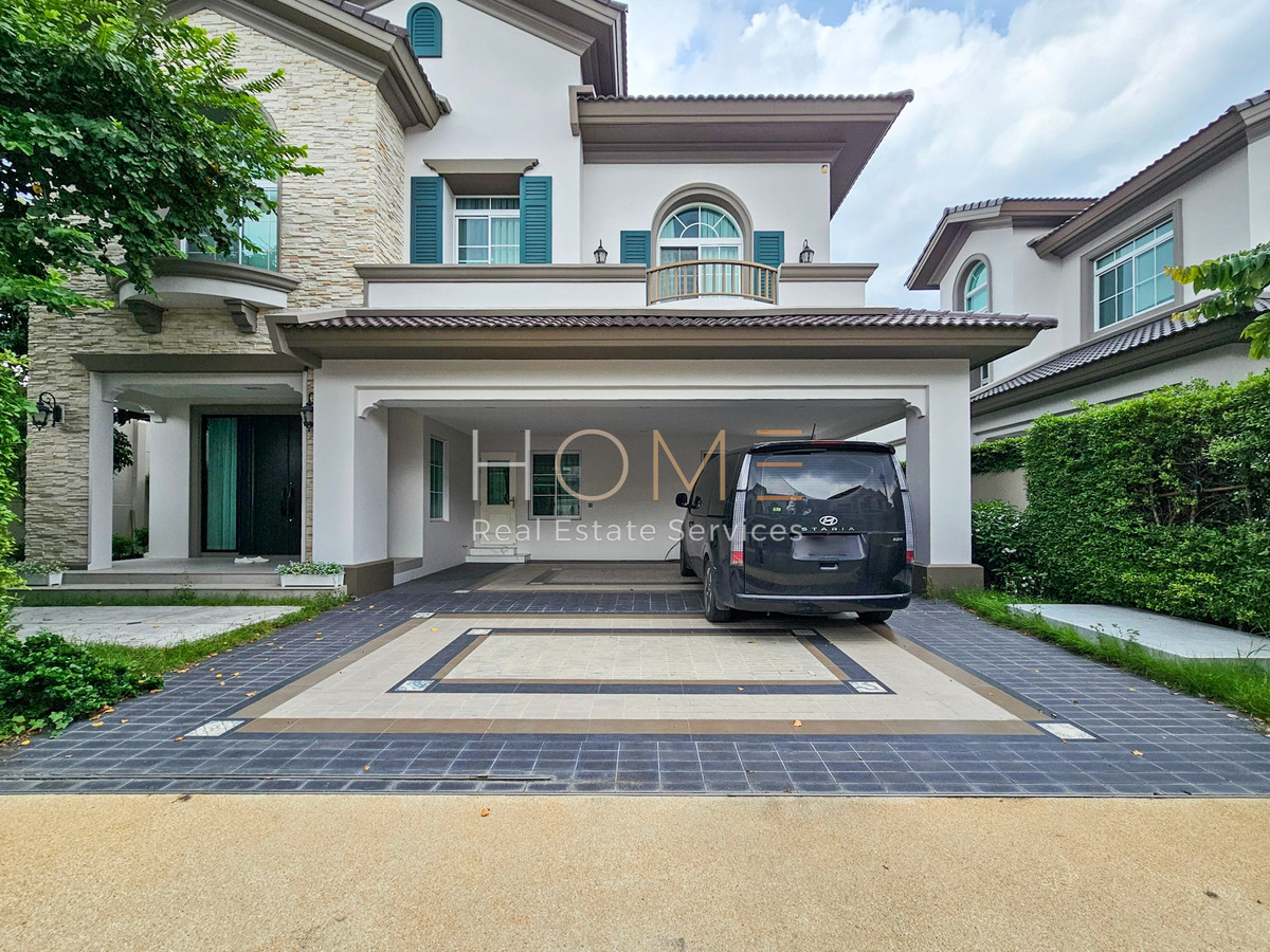 ให้เช่าบ้านวิภาวดี ดอนเมือง หลักสี่ : บ้านหรูสไตล์ Tuscany ✨ บ้านเดี่ยว นันทวัน รามอินทรา - พหลโยธิน 50 / 4 ห้องนอน (เช่า), Nantawan Ramintra - Paholyothin 50 / Detached House 4 Bedrooms (FOR RENT) TAN862