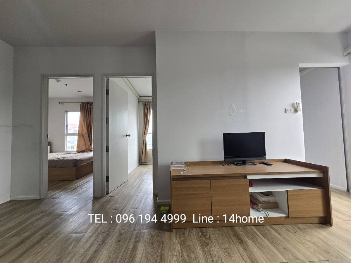 For RentCondoRathburana, Suksawat : For rent, ISSI Condo Suksawat (ISSI SUKSWAT), size 42 sq m., 4th floor, 2 bedrooms, 1 bathroom, BTS view, Suksawat Road side, near Bang Pak Ok Witthayakhom School.  Big C Bang Pakok