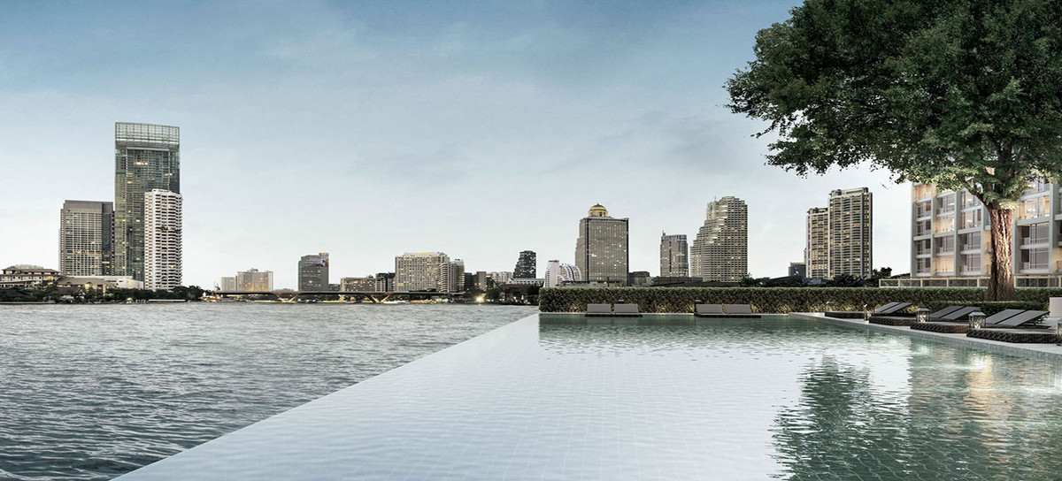 ให้เช่าคอนโดสาทร นราธิวาส : Branded Residence สุดหรูริมน้ำ Four Seasons - ยูนิตสไตล์ Oriental พร้อมวิวแม่น้ำ paranoma