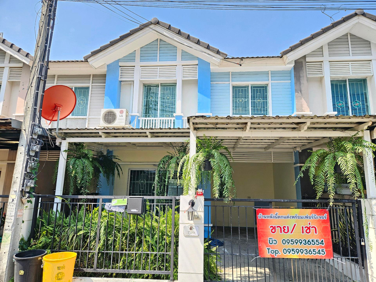 ให้เช่าทาวน์โฮมนนทบุรี บางใหญ่ บางบัวทอง : ให้เช่าบ้านสวยแต่งครบ (Pet Friendly) 🐶 ใกล้ Central Westgate & MRT ตลาดบางใหญ่ | หิ้วกระเป๋าเข้าอยู่ได้เลย!