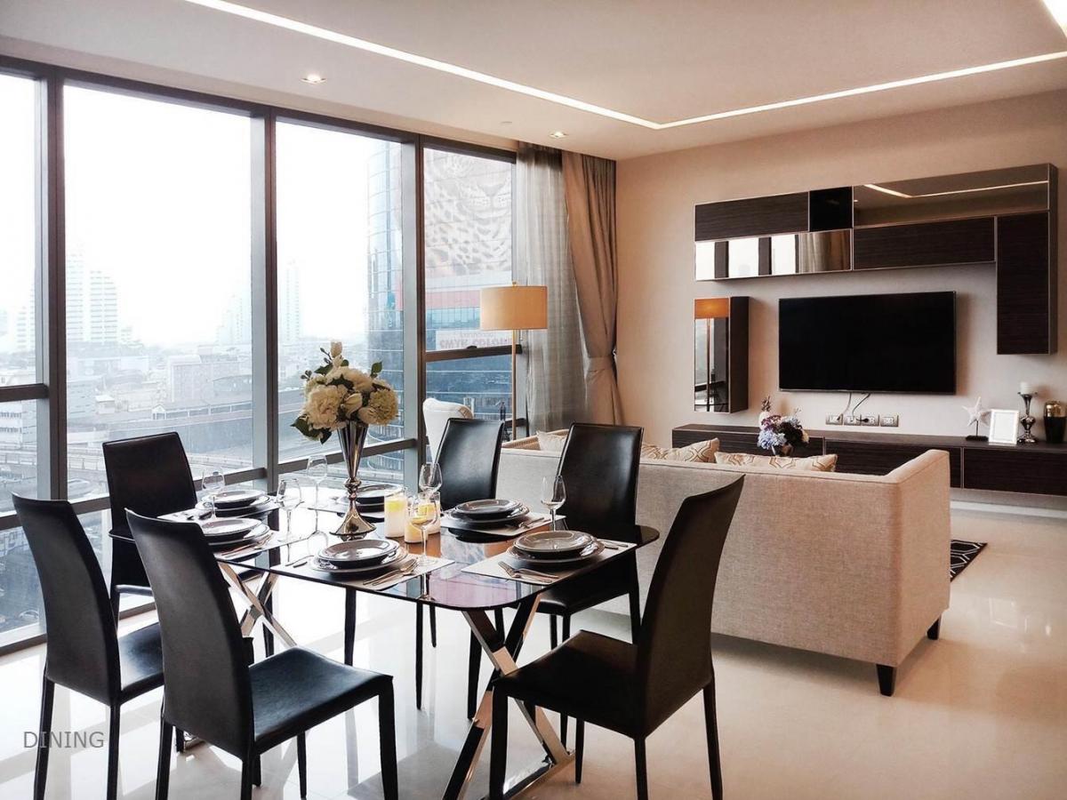 For SaleCondoSathorn, Narathiwat : Luxury 2-bedroom condo at The Bangkok Sathorn near Surasak BTSAn elevated lifestyle with a swimming pool, fitness center, special price 31.5 million!
