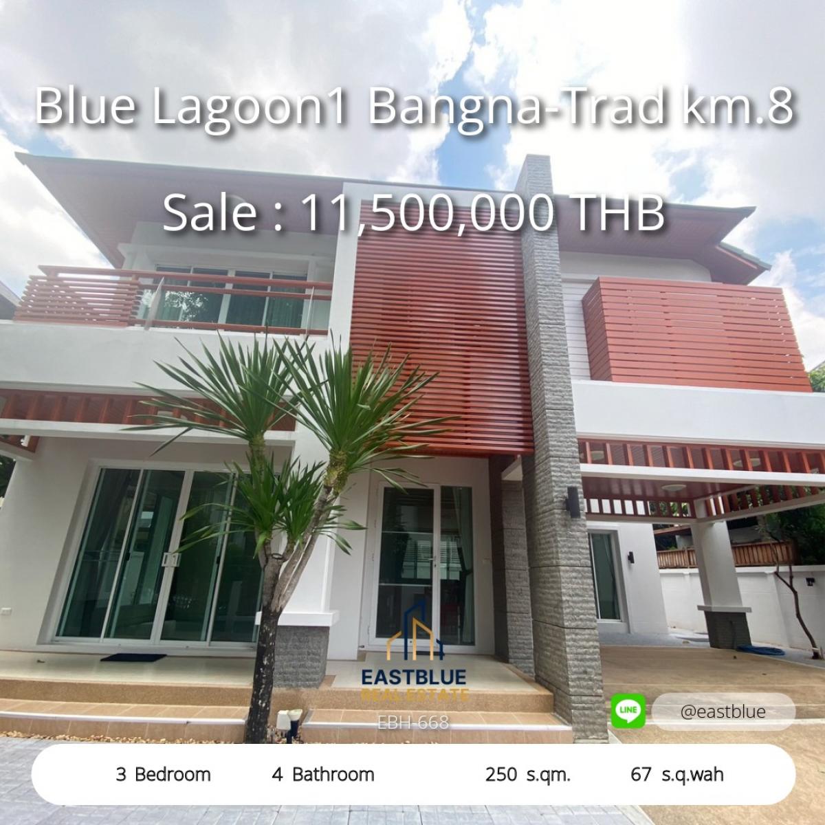 For SaleHouseBangna, Bearing, Lasalle : 28/01/2026, Luxury detached house, 5 bedrooms, 6 bathrooms, in the heart of Lat Phrao. 
The Gallery House Pattern is ready to move in, complete with functions!